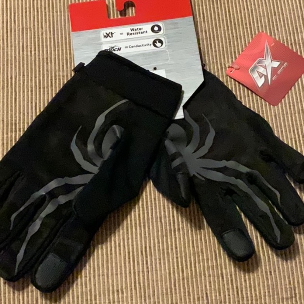 Spyder CLUTCH SPYDER PALM SKI Glove w/Touch - Black